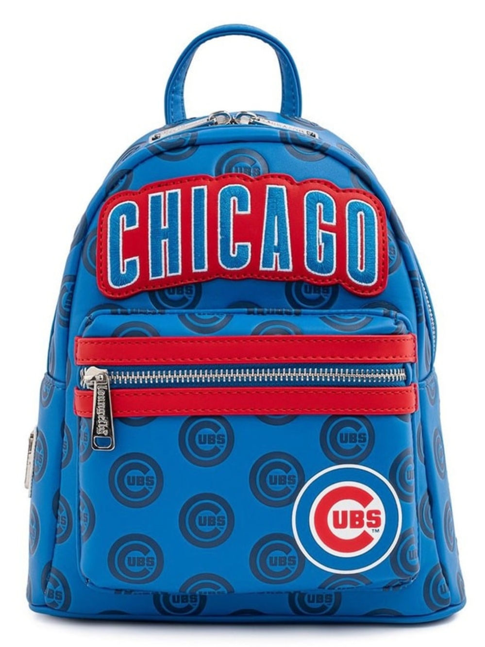 Loungefly Blue and Red Chicago Mini Backpack